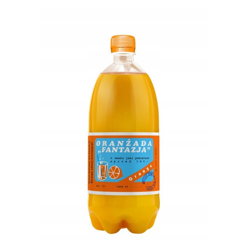Oranżada fantazja o smaku pomarańczy 1000ml